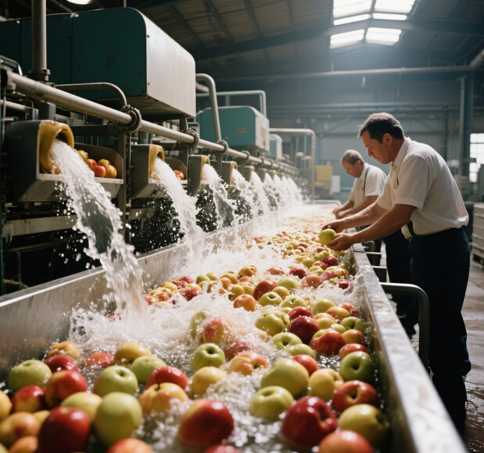 Quá trình sản xuất nước trái cây là gì?