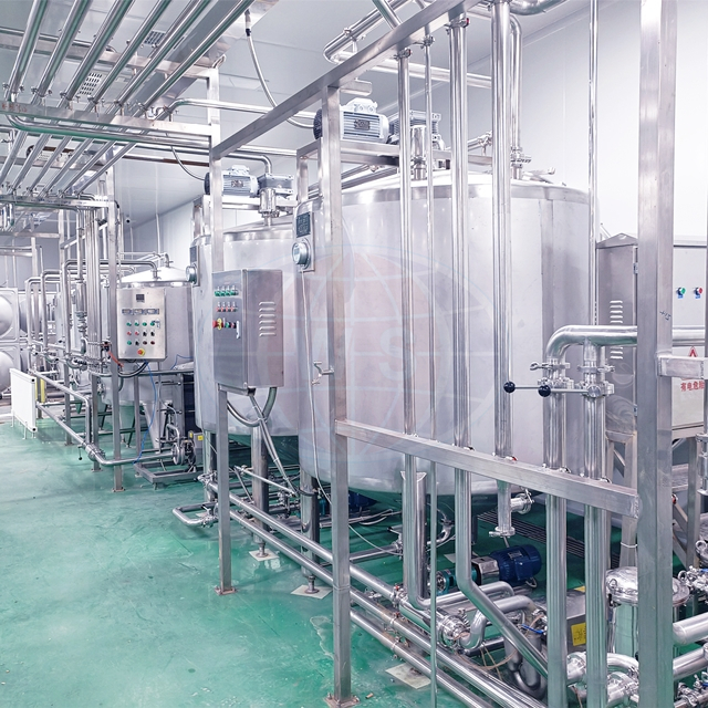 Hệ thống l&agrave;m m&aacute;t thiết bị chế biến sữa
